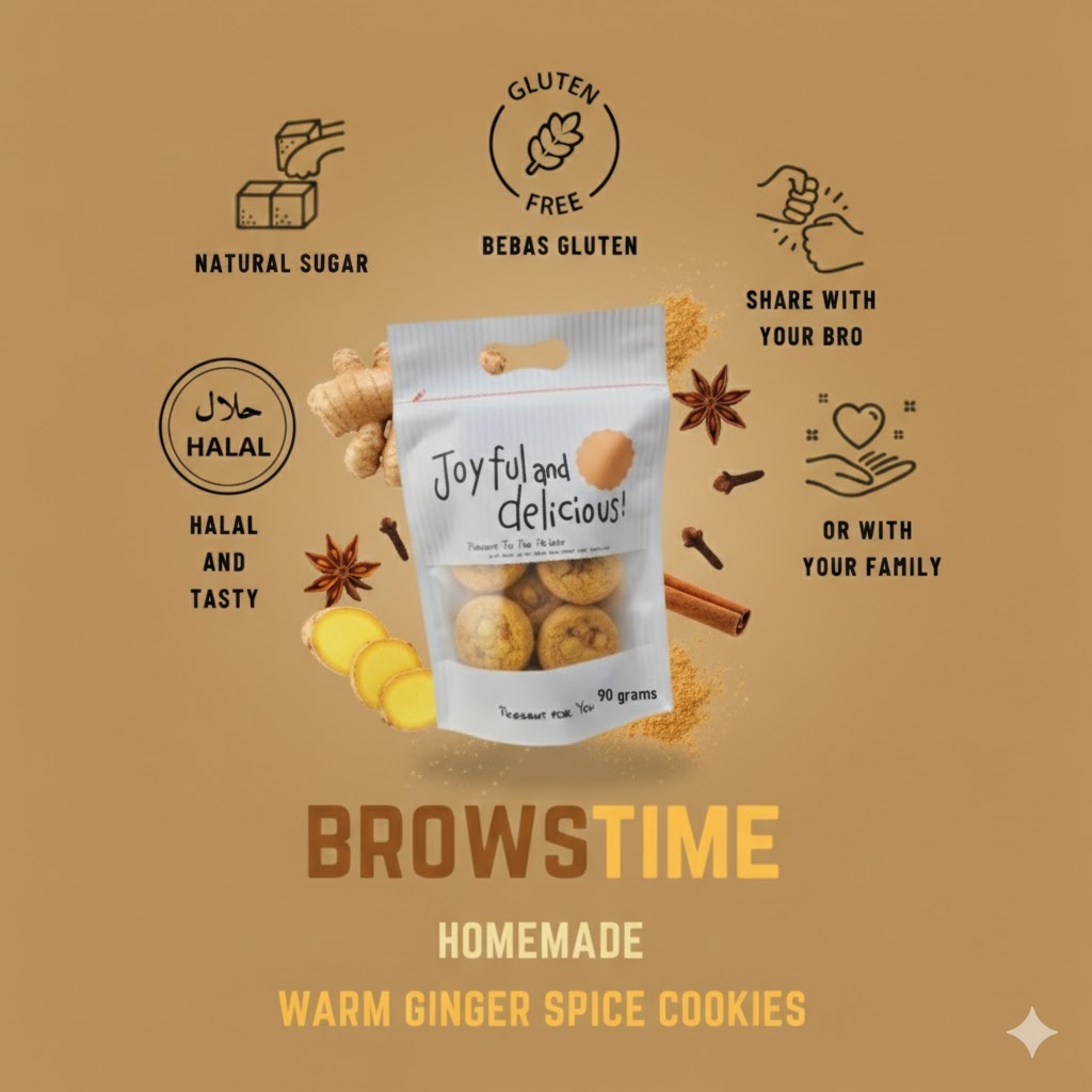 Warm Ginger Spice – Pouch (90 grams)